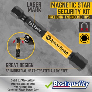 Foto 4 | Foto 4 | Juego De Brocas Allen Con Cabeza Hexagonal Amartisan 20 Piezas - Venta Internacional.