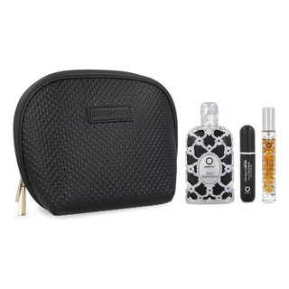 Foto 1 | Foto 1 | Set Orientica Luxury Collection Oud Saffron 4pzs 80ml Edp Spray/ Perfumero Rellenable / Bolso Pequeño/ 7.5ml Edp
