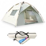 Tienda Grande Campaña 3-5 Personas Portátil Cámping Acampar Blanco