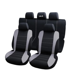 Foto 1 | Foto 1 | Set Funda De Asiento Lab.g Coche De Poliéster Universal Para 5 Asientos Gris