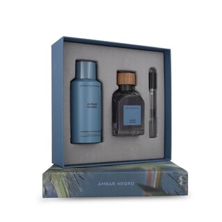 Foto 1 | Foto 1 | Set De Perfume Adolfo Dominguez Ambar Negro De 3pz Para Caballero