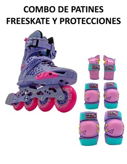 Foto 2 | Foto 2 | Combo Patines Urbanos Y Protecciones Ir Forza 2.0