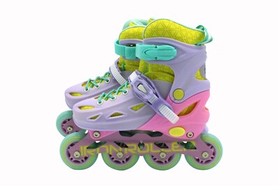 Foto 3 | Foto 3 | Patines En Línea Ajustables Ir Speed Rainbow