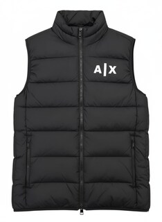 Foto 1 | Foto 1 | Chaleco Armani Exchange Logo A|x Casual Térmico Ligero Negro para Hombre