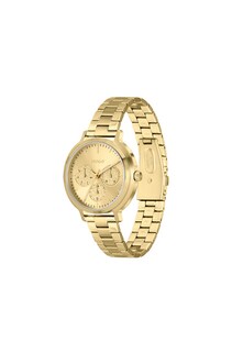 Foto 2 | Foto 2 | Reloj Para Mujer Hugo #edgy 1540120 Acero Inoxidable Con Brazalete Dorado Y Carátula Dorada 38 Mm