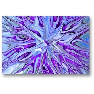 Foto 2 | Foto 2 | Cuadro Decorativo Abstracto Violeta Cromado 40x60cm