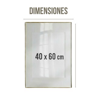 Foto 6 | Foto 6 | Cuadro Decorativo Abstracto Oleaje Caramelo 40x60cm