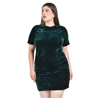 Foto 4 | Foto 4 | Vestido Corto de Terciopelo Roman Fashion para Mujer