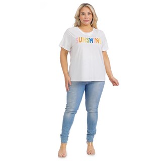 Foto 1 | Foto 1 | Playera Roman Fashion para Mujer