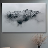 Cuadro Decorativo Abstracto 120x160cm Cima Nevada