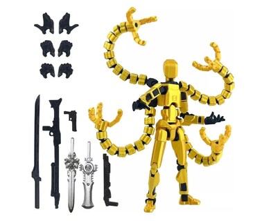 Foto 1 | Foto 1 | Xtellar Figuras De Acción T13 Robot 3d Con Articulaciones Móviles