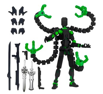 Foto 1 | Foto 1 | Xtellar Figuras De Acción T13 Robot 3d Con Articulaciones Móviles