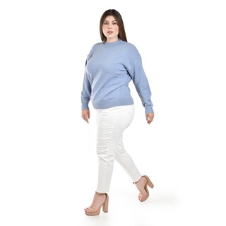 Foto 2 | Foto 2 | Suéter Azul Roman Fashion para Mujer