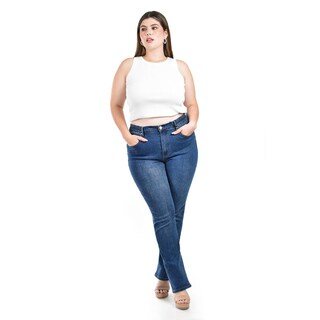 Foto 1 | Foto 1 | Jeans Straight Fit Roman Fashion para Mujer