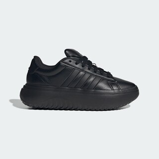 Foto 2 | Foto 2 | Tenis Adidas Grand Court Platforma Adidas Negro Mujer