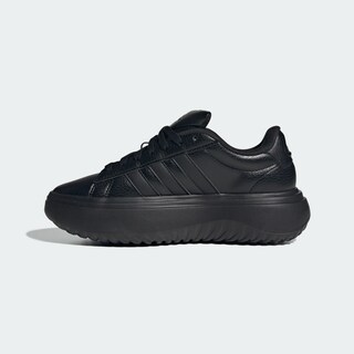 Foto 3 | Foto 3 | Tenis Adidas Grand Court Platforma Adidas Negro Mujer