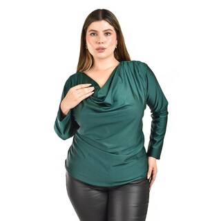 Foto 1 | Foto 1 | Blusa Roman Fashion Verde para Mujer