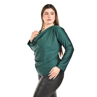 Foto 2 | Foto 2 | Blusa Roman Fashion Verde para Mujer