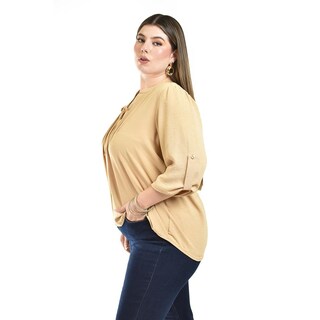 Foto 2 | Foto 2 | Blusa Manga 3/4 Roman Fashion para Mujer