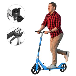 Foto 7 | Foto 7 | Scooter De Pie City Folding Para Todas Las Edades Con Freno Color Azul