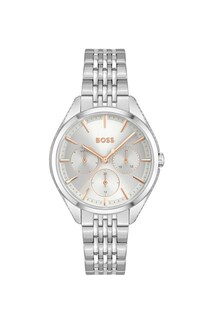 Foto 1 | Foto 1 | Reloj Para Mujer Boss Saya 1502640 Acero Inoxidable Con Brazalete Plateado Y Carátula Champagne 37.2 Mm