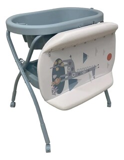 Foto 2 | Foto 2 | Bañera Para Bebé Prinsel Happy 2 En 1 Tina Y Cambiador Azul