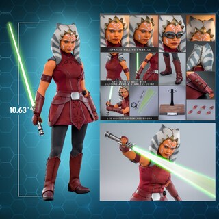 Foto 3 | Foto 3 | Hot Toys Star Wars Ahsoka Tano (padawan) Sixth Scale Figura