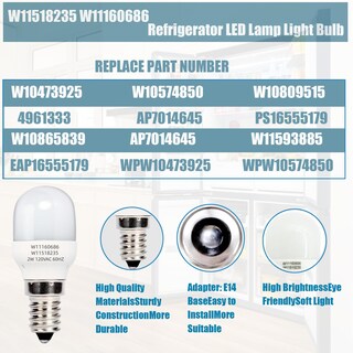 Foto 3 | Foto 3 | Bombilla Led Para Refrigerador Czecheng W11518235 2w 120v - Venta Internacional.