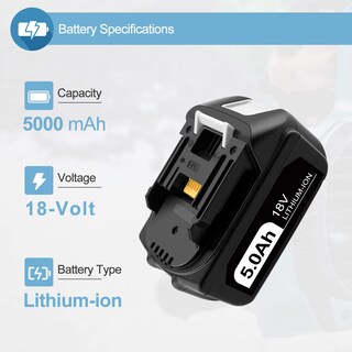 Foto 5 | Foto 5 | Batería Ugloey Bl1850b De Repuesto 18 V 5 Ah Paquete De 2 - Venta Internacional.