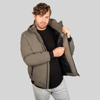 Foto 2 | Foto 2 | Chamarra Tipo Bomber Para Hombre Con Bolsillo Interno Greenlander Gris