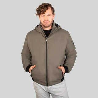 Foto 1 | Foto 1 | Chamarra Tipo Bomber Para Hombre Con Bolsillo Interno Greenlander Gris