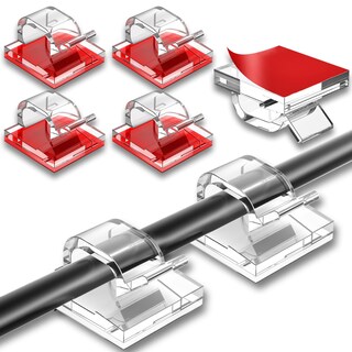 Foto 1 | Foto 1 | Soporte Autoadhesivo Transparente Para Cables Clips Suoundey 200 Unidades - Venta Internacional.