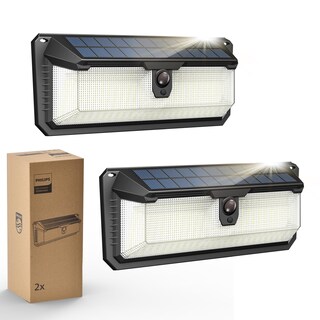 Foto 1 | Foto 1 | Luces Solares Philips Con Sensor De Movimiento De 258 Led A Prueba De Agua - Venta Internacional.