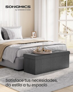 Foto 3 | Foto 3 | Banco de Almacenamiento Plegable con Separador de Tela