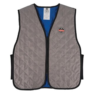 Foto 1 | Foto 1 | Chaleco Refrigerante Ergodyne Polymer Zipper Grey Xl - Venta Internacional.