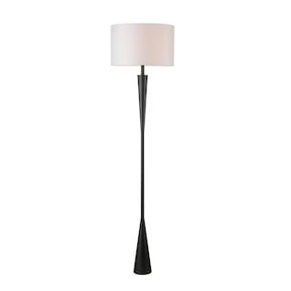Foto 5 | Foto 5 | Lámpara De Piso Globo 67224 178 Cm Negro Mate Con Pantalla Blanca - Venta Internacional.