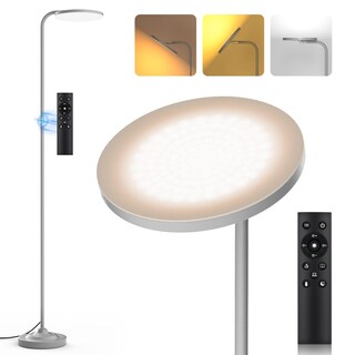 Foto 1 | Foto 1 | Lámpara De Pie Led Sibrille 36w 175 Cm Regulable Sin Escalones Con Mando A Distancia - Venta Internacional.