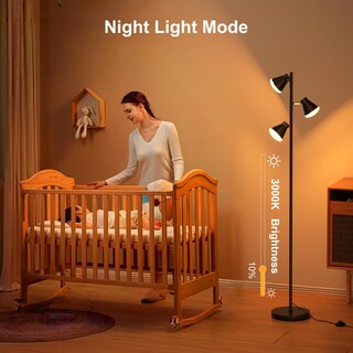 Foto 5 | Foto 5 | Lámpara De Piso Sibrille Led 36w Con Interruptor De Pie Y 3 Temperaturas De Color - Venta Internacional.