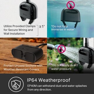Foto 5 | Foto 5 | Enchufe Inteligente Para Exteriores Kasa Smart Ep40m De Doble Salida Ip64 - Venta Internacional.
