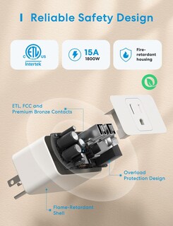 Foto 6 | Foto 6 | Enchufe Eléctrico Meross Smart Plug Mini 15 A  Paquete De 2 Unidades  Wi-fi - Venta Internacional.