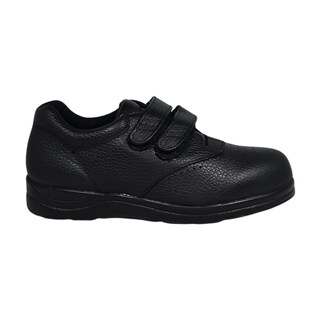 Foto 1 | Foto 1 | Zapato Big Apple 310 Negro De Piel Con Velcro Para Dama Confort Para Pie Diabético