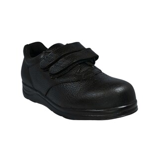 Foto 2 | Foto 2 | Zapato Big Apple 310 Negro De Piel Con Velcro Para Dama Confort Para Pie Diabético