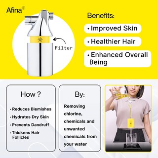 Foto 2 | Foto 2 | Filtro De Ducha Afina Hard Water Removal Chrome - Venta Internacional.