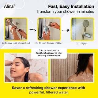 Foto 5 | Foto 5 | Filtro De Ducha Afina Hard Water Removal Chrome - Venta Internacional.