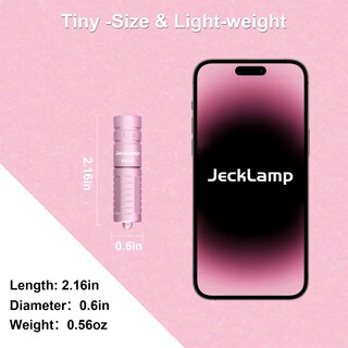 Foto 2 | Foto 2 | Linterna Jecklamp Ps102 Recargable 200 Lúmenes Rosa - Venta Internacional.