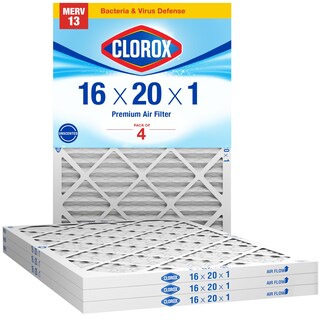 Foto 1 | Foto 1 | Filtro De Aire Clorox 40 X 51 X 3 Merv 13 Plisado Paquete De 4 - Venta Internacional.