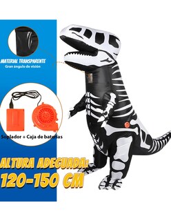 Foto 4 | Foto 4 | Disfraz Inflable de Dinosaurio para Adulto