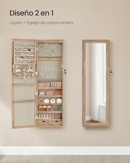 Foto 4 | Foto 4 | Clóset de Joyería con Espejo de 6 Ledes