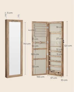 Foto 6 | Foto 6 | Clóset de Joyería con Espejo de 6 Ledes