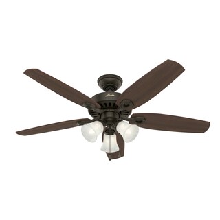 Foto 1 | Foto 1 | Ventilador De Techo Hunter Builder Plus 52 Pulgadas Led Color Bronce 5 Aspas - Venta Internacional.